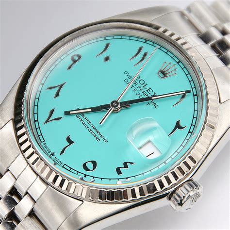 arabic dial rolex watch|Rolex tiffany arabic dial.